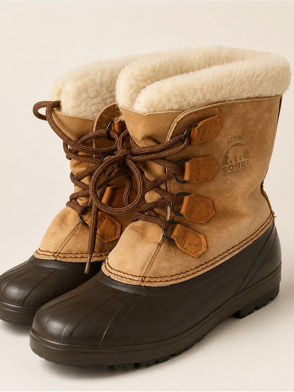 MEN 10 NEW SOREL BOOTS SOREL Suede Sheepskin Winter Boots New Luxury Outdoor Sno
